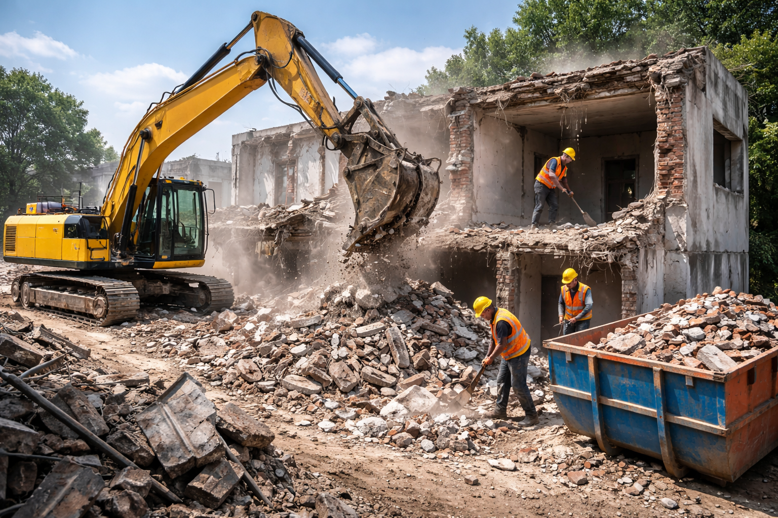 Demoliční a bourací práce